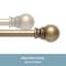 Kenney Mfg Kenney Davenport 1/2 Petite Cafe Decorative Window Curtain Rod, 28-48, Brushed Brass KN55972 - alternate 2